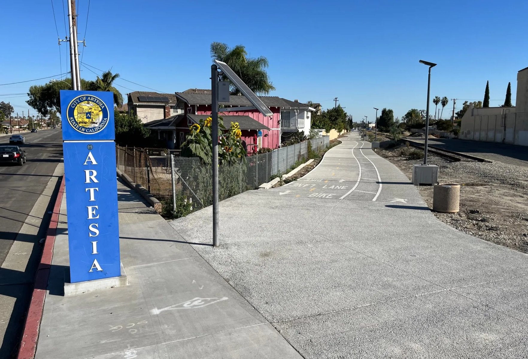 City of Artesia bike path improvement project